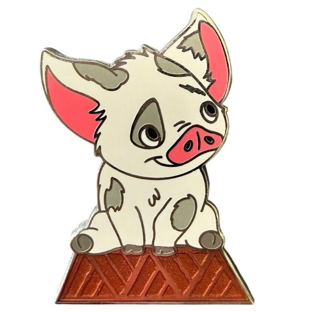 2024 - Pua - Moana - Sitting Down on platform  - Disney Pin sidekick princess